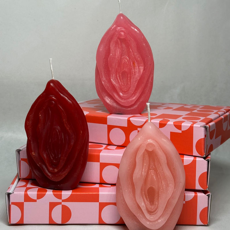 Vulva Kerze